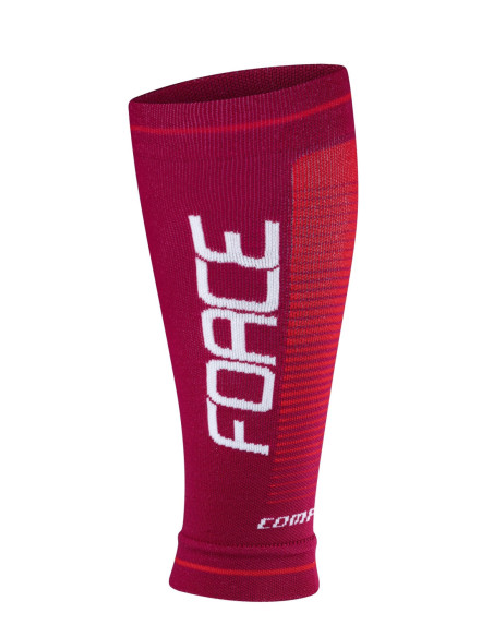 Polainas de compressão elástica FORCE F COMPRESS VERMELHO
