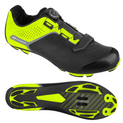 Des chaussures FORCE MTB CARBON DEVIL PRO JAUNE