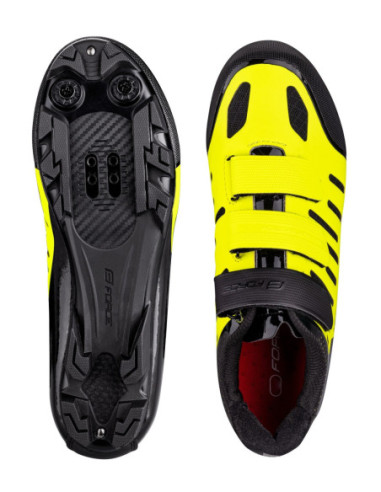  Sapatos FORCE MTB TEMPO AMARELO