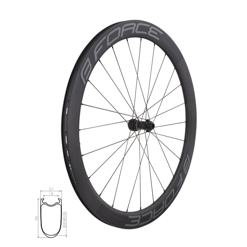 Roues/Pneu Force TEAM SP CARBON DISC 50