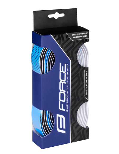  Fitas Guiador FORCE EVA DUAL AZUL