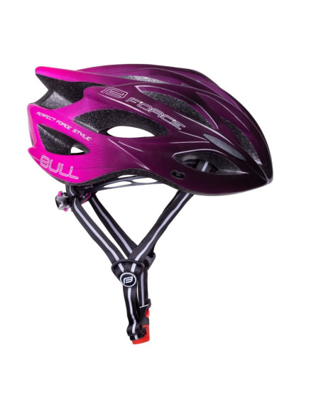  Capacete FORCE BULL HUE PRETO-ROSA