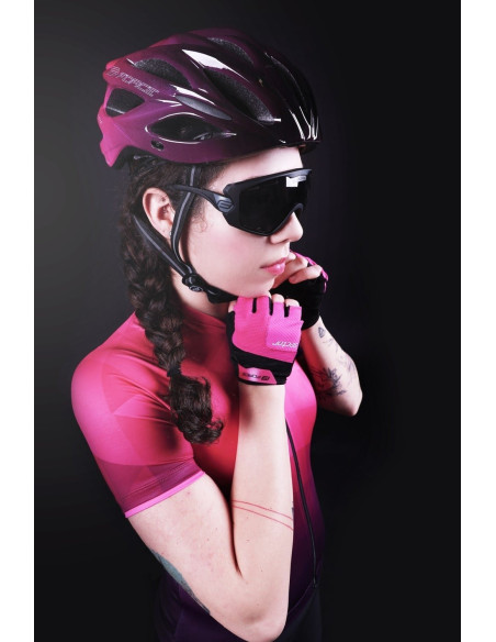  Capacete FORCE BULL HUE PRETO-ROSA