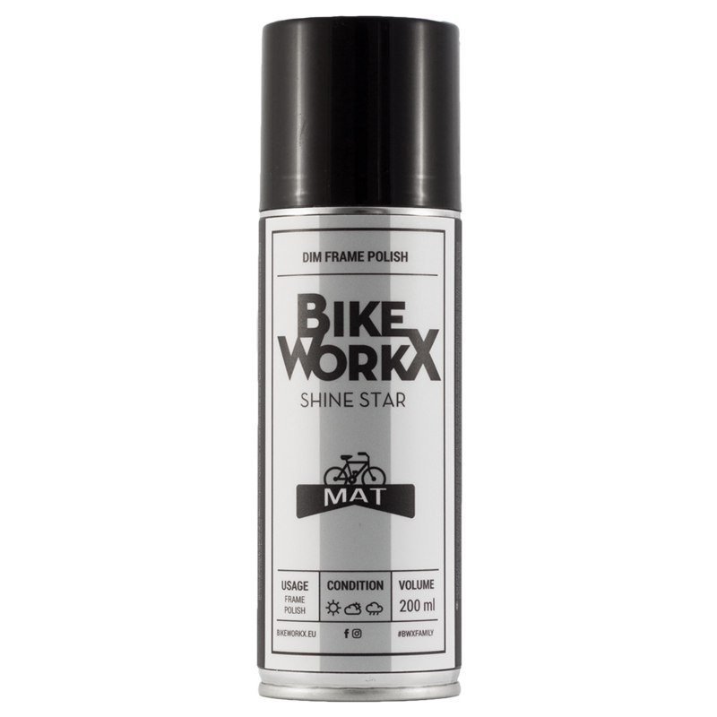 Spray de nettoyage et de conservation BikeWorkx Shine Star MATT 200ml (boîte 6 unités x 200ml)