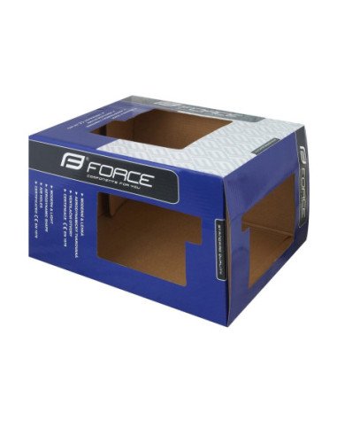  Capacete FORCE HAL BRANCO-PRETO