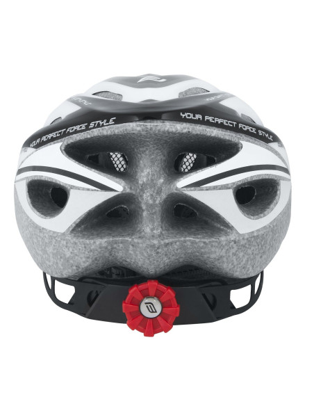  Capacete FORCE HAL BRANCO-PRETO