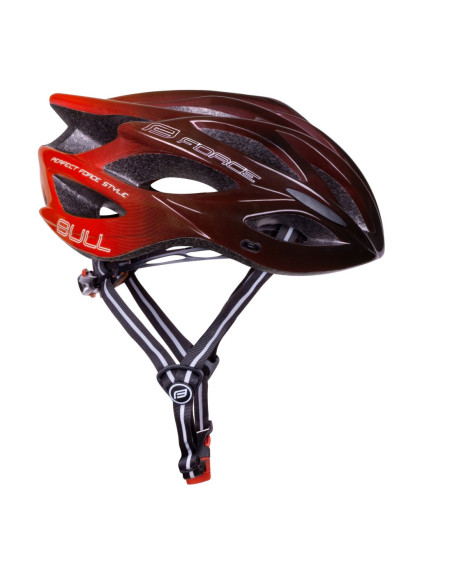  Capacete FORCE BULL HUE PRETO-VERMELHO