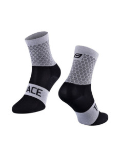Meias FORCE TRACE CINZA-PRETO