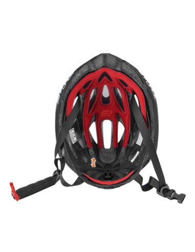  Capacete Force SAURUS PRETO-ROSA