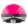 Child helmet FORCE FUN STRIPES PINK-WHITE-GRAY