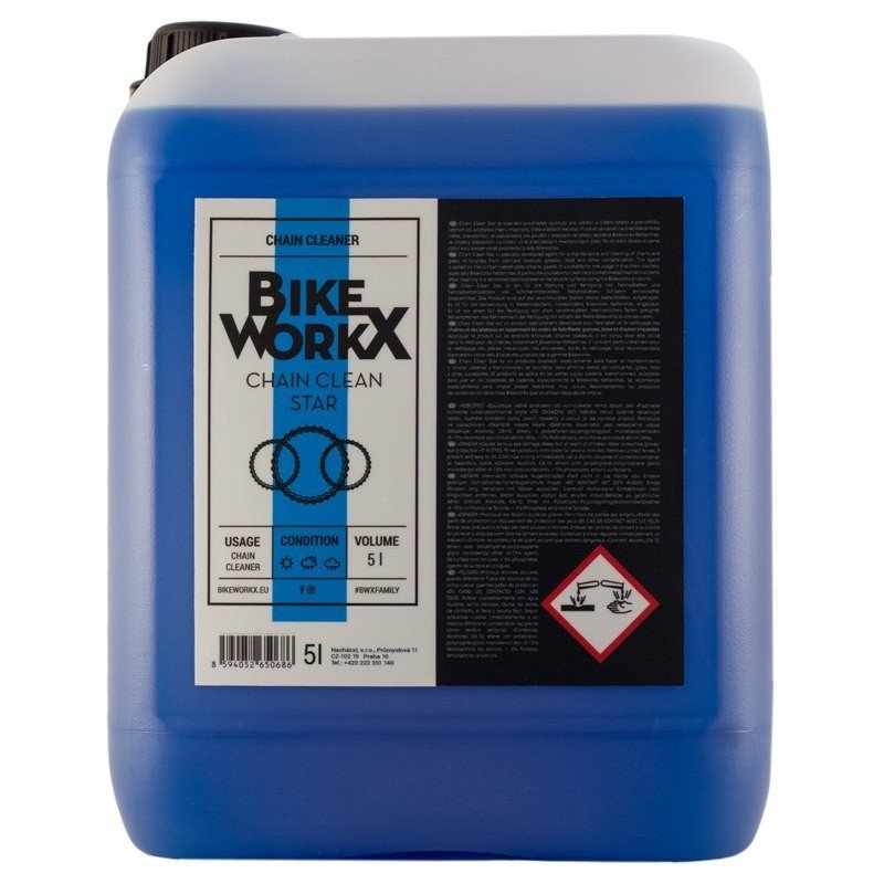 Cleaning of chains and gears, BikeWorkx Chain Cleaner 5L
