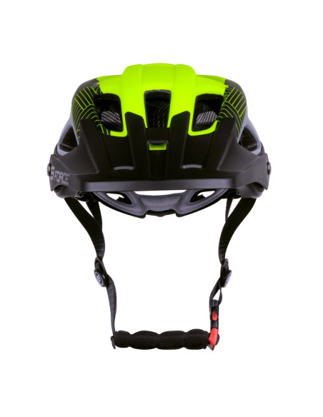  Capacete FORCE AVES MTB PRETO-AMARELO