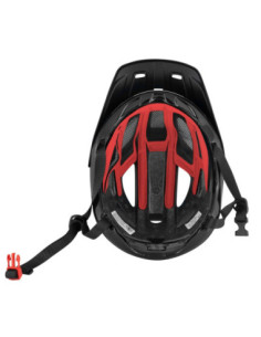 Capacete FORCE AVES MTB VERMELHO-PRETO 2