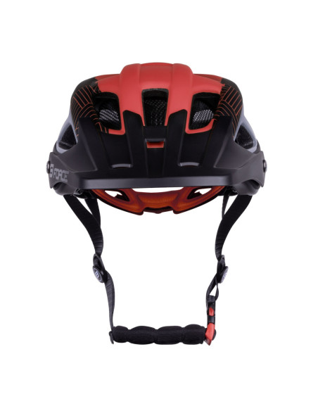  Capacete FORCE AVES MTB VERMELHO-PRETO
