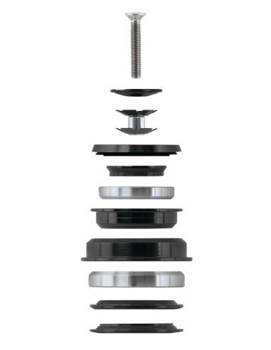  Caixa de direção TAPER 11/8" - 11/2" PRETO