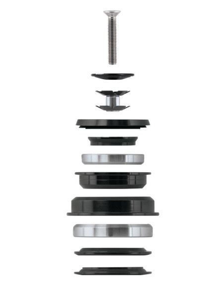  Caixa de direção TAPER 11/8" - 11/2" PRETO