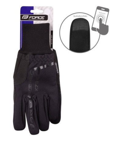  Luvas Force X72 KID PRETO