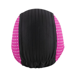 Casquette Force F POINTS NOIR-ROSE