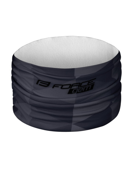 Lenço multifuncional FORCE GEM spring/fall PRETO