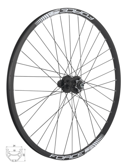 Roda Traseira FORCE 29er FHM475