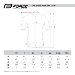 Maillot FORCE MTB CORE 2021 ROUGE