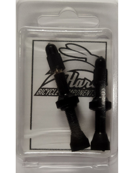 Válvula Tubeless 34mm (par) Hare Bicycle Components PRETO