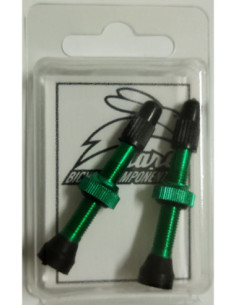 Válvula Tubeless 34mm (par) Hare Bicycle Components VERDE