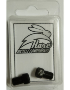Adaptador Válvula (2units) Hare Bicycle Components PRETO