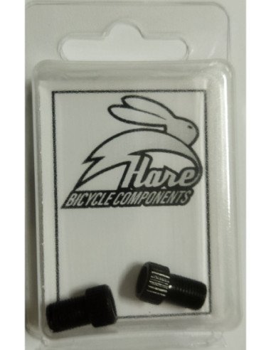Adaptador Válvula (2units) Hare Bicycle Components PRETO