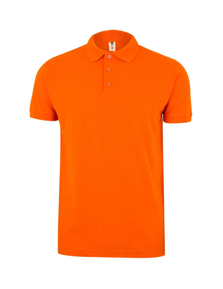 POLO MANGA CURTA 210 LARANJA