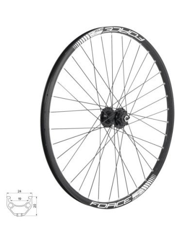  Rodas FORCE BASIC DISC 29 Par Cubo F804505