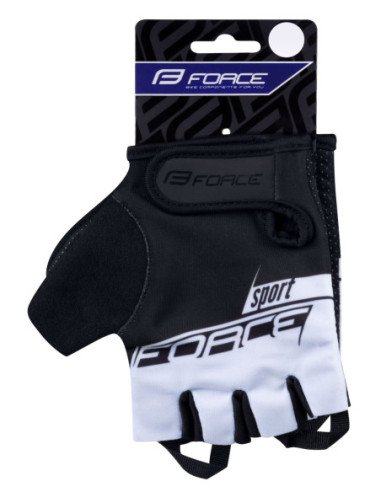  Luvas FORCE SPORT PRETO-BRANCO