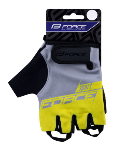  Luvas FORCE SPORT AMARELO TORRADO