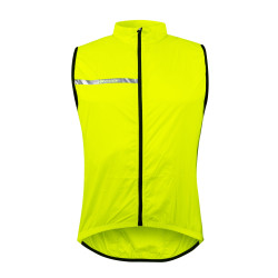 Cortavientos impermeable FORCE WINDPRO SIN MANGAS AMARILLO