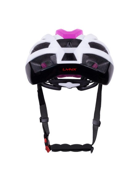  Capacete Force FORCE LYNX BRANCO-ROSA
