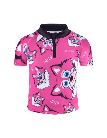 Jersey FORCE WOLFIE KID Criança ROSA