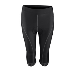 Calças de Senhora F LADY BIKE 3/4 PRETO