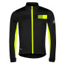 Jacket FORCE FROST softshell BLACK-YELLOW