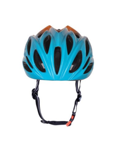  Capacete FORCE BULL HUE AZUL-LARANJA