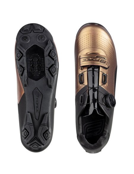  Sapatos FORCE Virtuoso Gravel PRETO-BRONZE