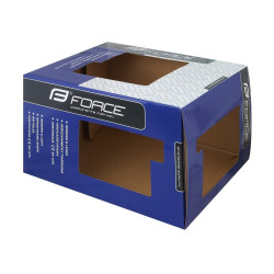Helmet FORCE HAWK WHITE-BLUE