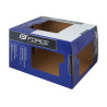 Capacete FORCE HAWK BRANCO-AZUL