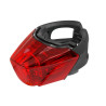 Rear light FORCE CRYSTAL 30LM, 3x LED, USB