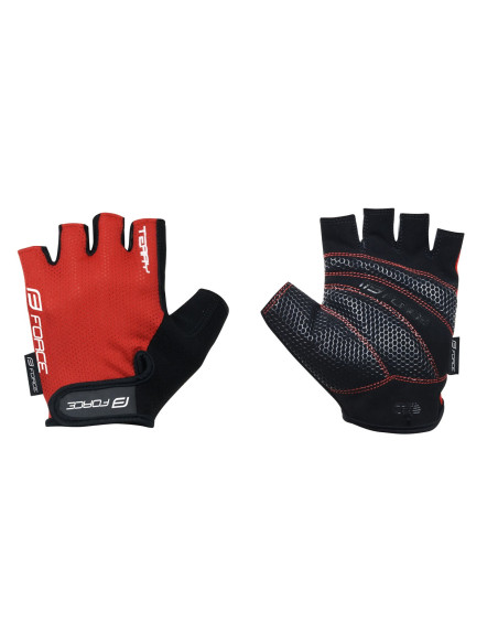  Luvas FORCE TERRY VERMELHO