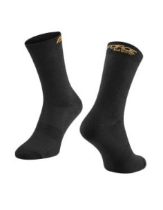 Meias FORCE ELEGANT PRETO-DOURADO