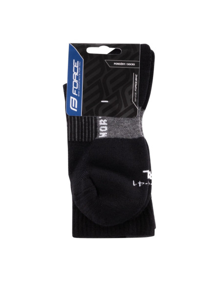 Meias FORCE NORTH PRETO