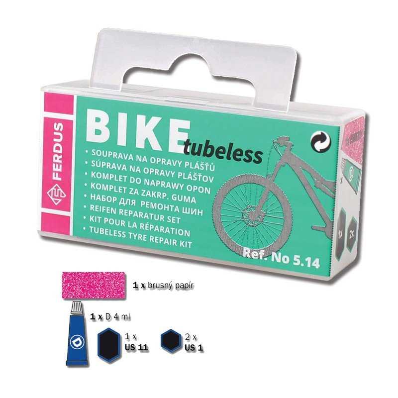 KIT de reparación de neumáticos Tubeless Ferdus