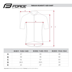 Maillot FORCE KID SQUARE STAR enfant JAUNE-ROSE