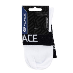 Des chaussettes FORCE TRACE NOIR-BLANC