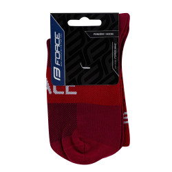 Meias FORCE TRACE VERMELHO